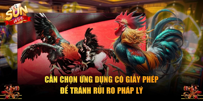 Cần chọn ứng dụng có giấy phép để tránh rủi ro pháp lý