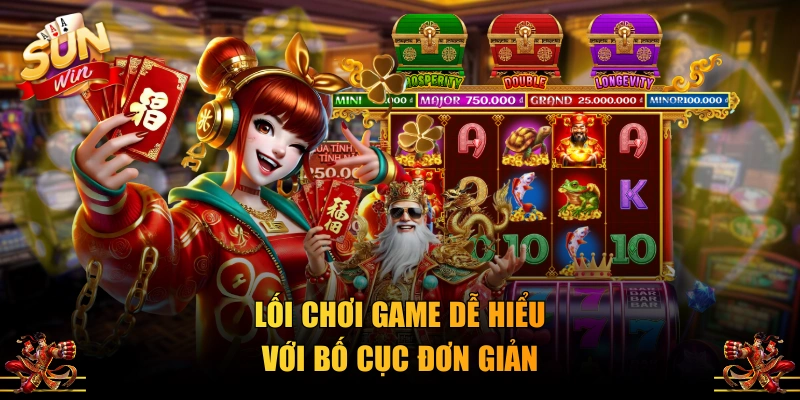 Lối chơi game dễ hiểu với bố cục đơn giản