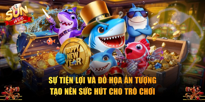 Sự tiện lợi và đồ họa ấn tượng tạo nên sức hút cho trò chơi