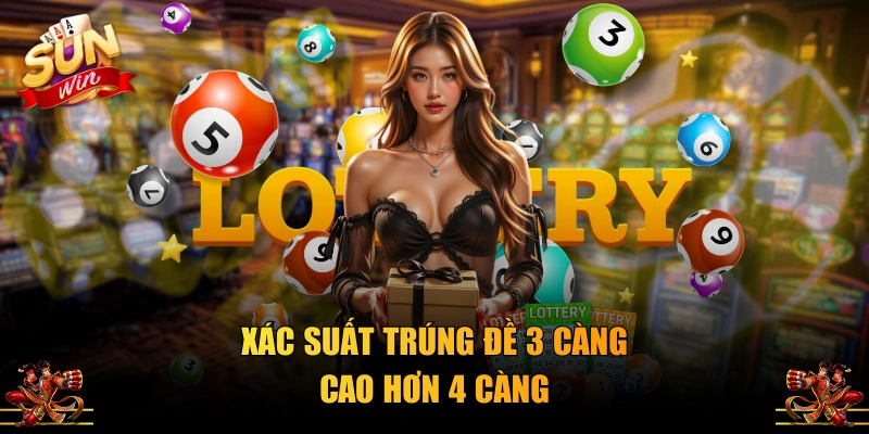 Xác suất trúng đề 3 càng cao hơn 4 càng